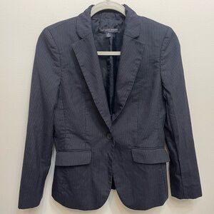 Brooks Brothers 346 Navy Pinstripe Wool Blazer